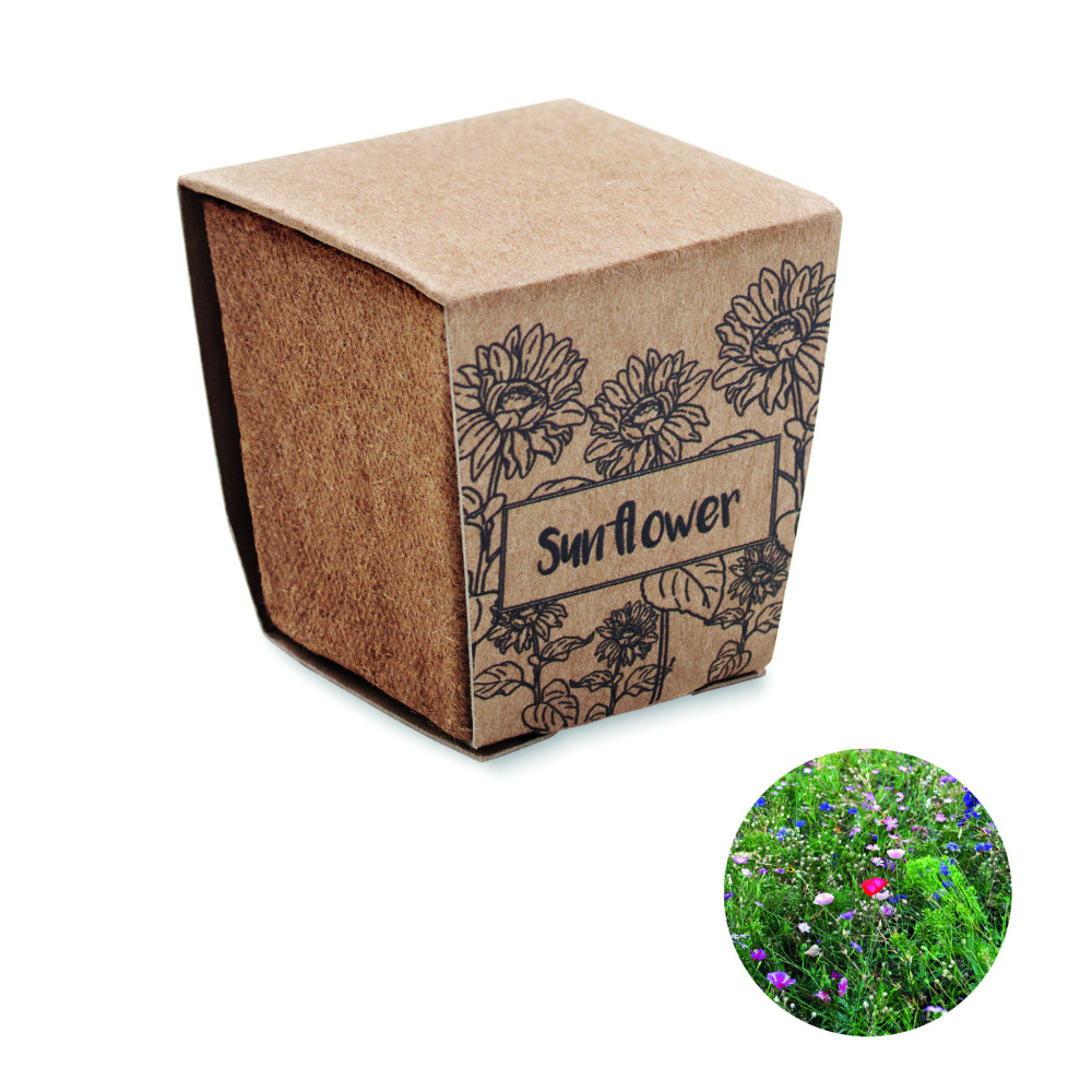 Лого трейд pекламные продукты фото: Sunflower growing kit