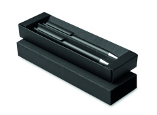 Recycled aluminium pen set