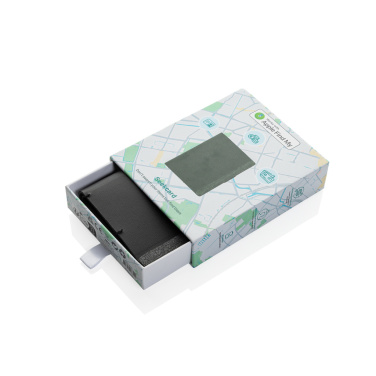 Логотрейд бизнес-подарки картинка: Seekcard RCS rpolyester кошелек для карт с возможностью определения местонахождения по всему миру