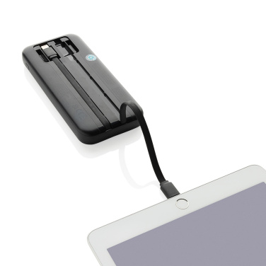 Логотрейд pекламные подарки картинка: Turbopack RCS rplastic powerbank 10.000 интегрированных кабелей