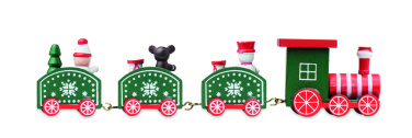 Лого трейд pекламные cувениры фото: Wooden Christmas train