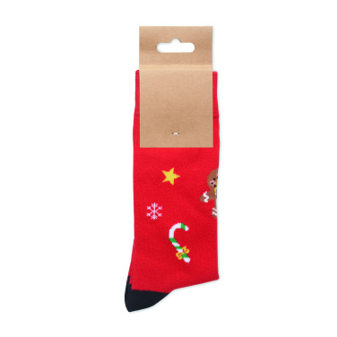 Лого трейд pекламные cувениры фото: Pair of Christmas socks M