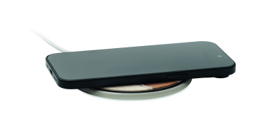 Лого трейд pекламные подарки фото: Cork wireless charger 15W