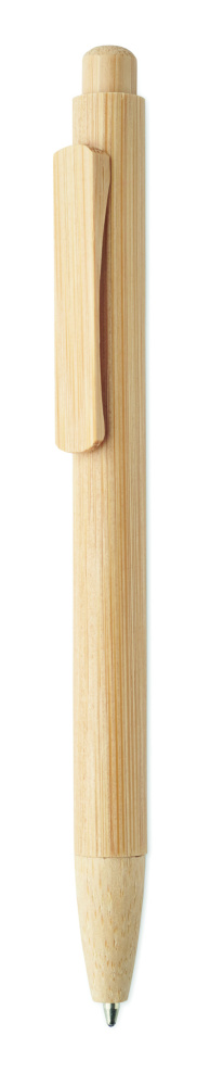 Логотрейд pекламные cувениры картинка: Bamboo automatic ball pen