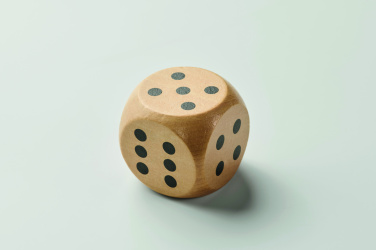 Лого трейд pекламные продукты фото: Schima wooden dice 5cm dia