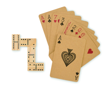 Лого трейд pекламные продукты фото: Domino and cards set