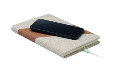 Логотрейд pекламные cувениры картинка: A5 notebook with 15W charger