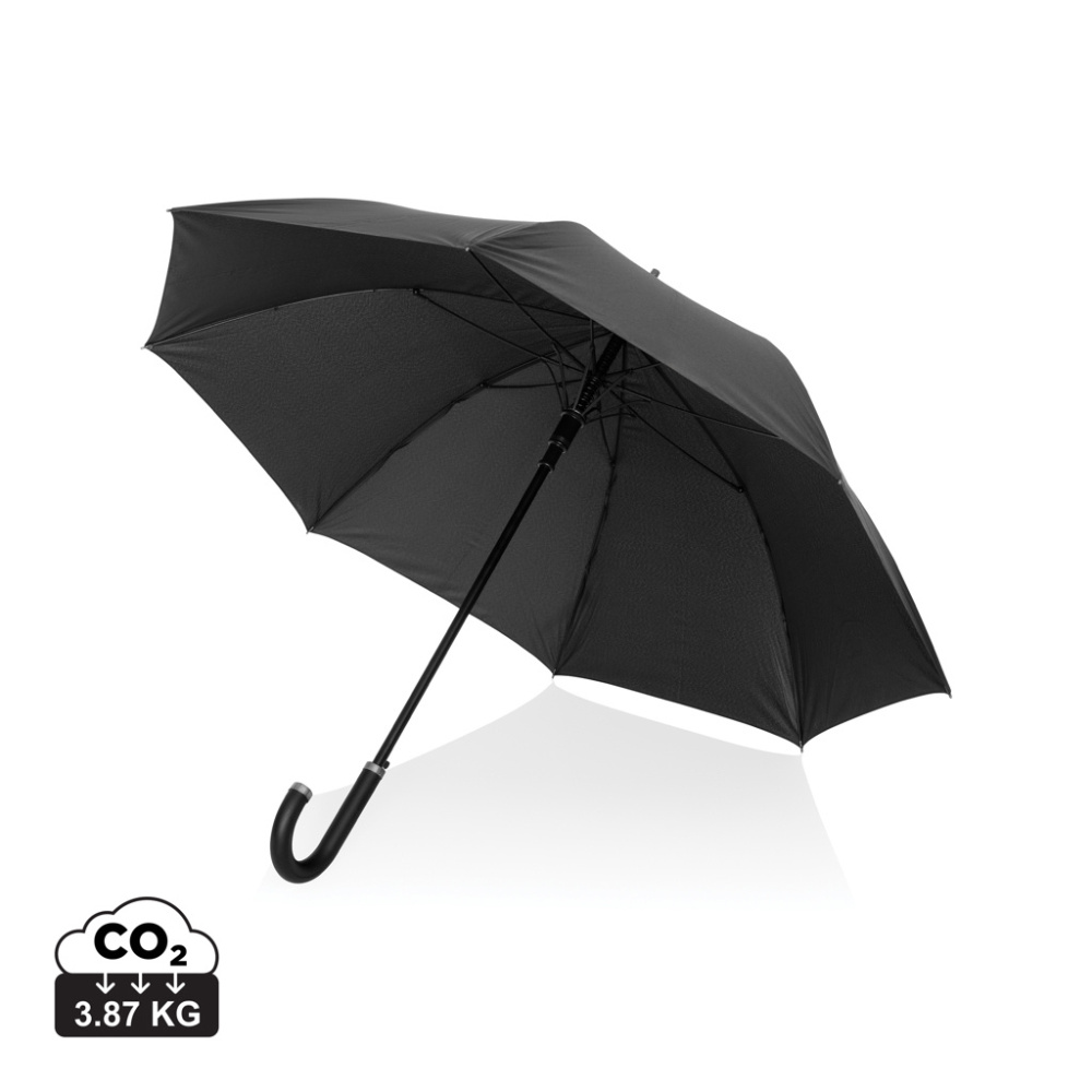 Лого трейд pекламные cувениры фото: Зонт Swiss Peak Vero Aware™ RPET 25” с роскошной ручкой