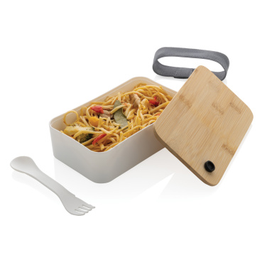 Логотрейд бизнес-подарки картинка: Ланч-бокс RCS RPP с бамбуковой крышкой