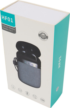 Лого трейд pекламные cувениры фото: Bluetooth-динамик HF01 со встроенными наушниками 2 в 1