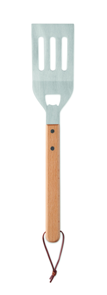 Лого трейд pекламные подарки фото: BBQ spatula in beechwood