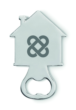 Логотрейд pекламные продукты картинка: House shape bottle opener