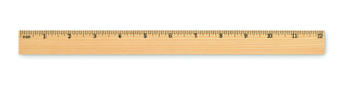 Логотрейд pекламные продукты картинка: Wooden ruler 30cm
