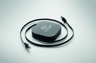 Лого трейд бизнес-подарки фото: 100W retractable charging cable