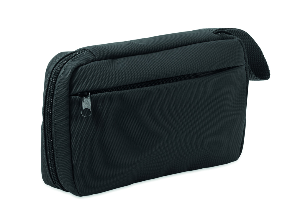 Лого трейд pекламные подарки фото: Toiletry bag 600D RPET