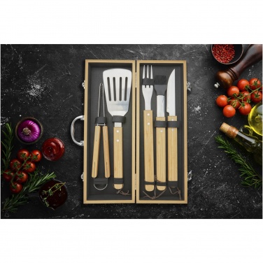 Logotrade kampanjprodukter bild: Churras Grillset med 5 delar