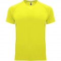 Bahrain kortärmad funktions T-shirt för herr, Fluor Gul