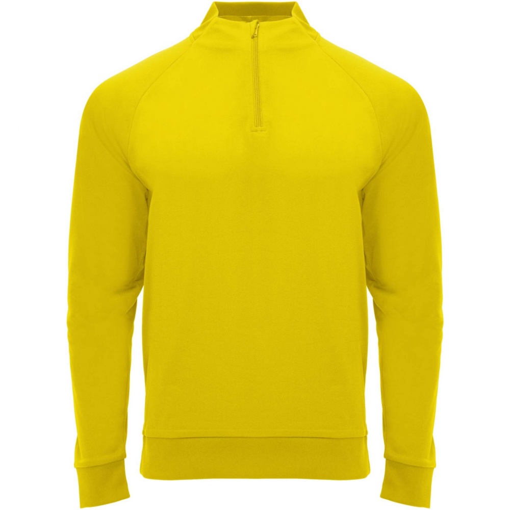 Logotrade profilreklam bild: Epiro långärmad unisex sweatshirt med kvartslång dragkedja