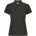 Pegaso Premium kortärmad polo för dam, Mörk bly