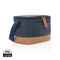 Impact AWARE™ liten kylväska i 16 oz. återvunnen canvas, blå