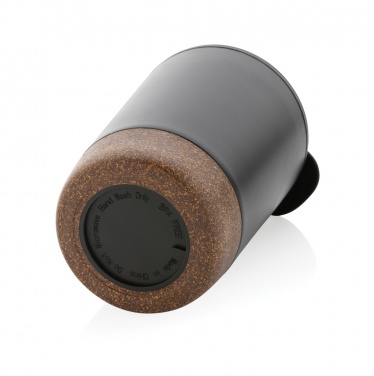 Logotrade presentreklam bild: GRS RPP stainless steel kork mugg