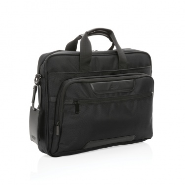 Logotrade presentreklam bild: Swiss Peak AWARE™ RPET Voyager 15.6" laptopväska