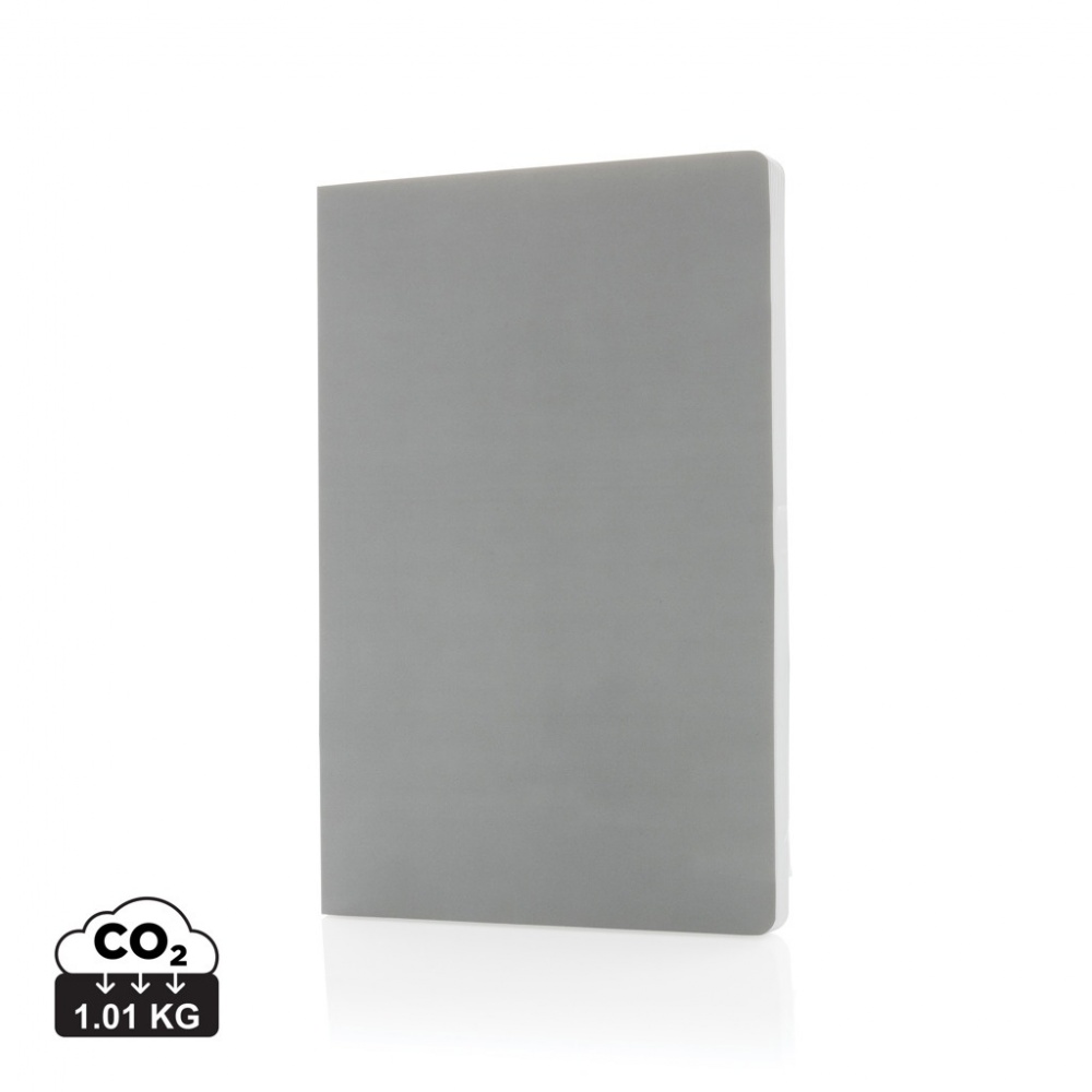 Logotrade profilprodukter bild: A5 Impact softcover stenpapper anteckningsbok