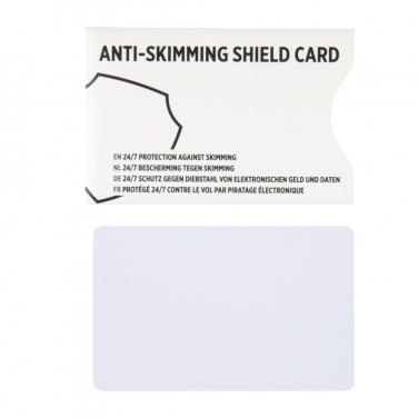 Logotrade kampanjprodukter bild: Anti-skimming kortsköld med aktivt störnings-chip
