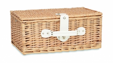 Logotrade reklamprodukter bild: Flätad picknick korg 2 pers.