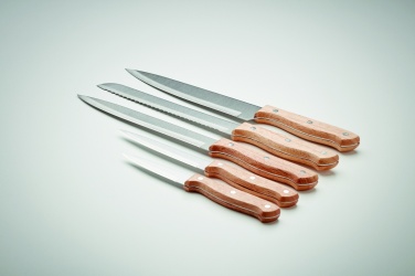 Logotrade kampanjprodukter bild: 5st knivar i knivblock