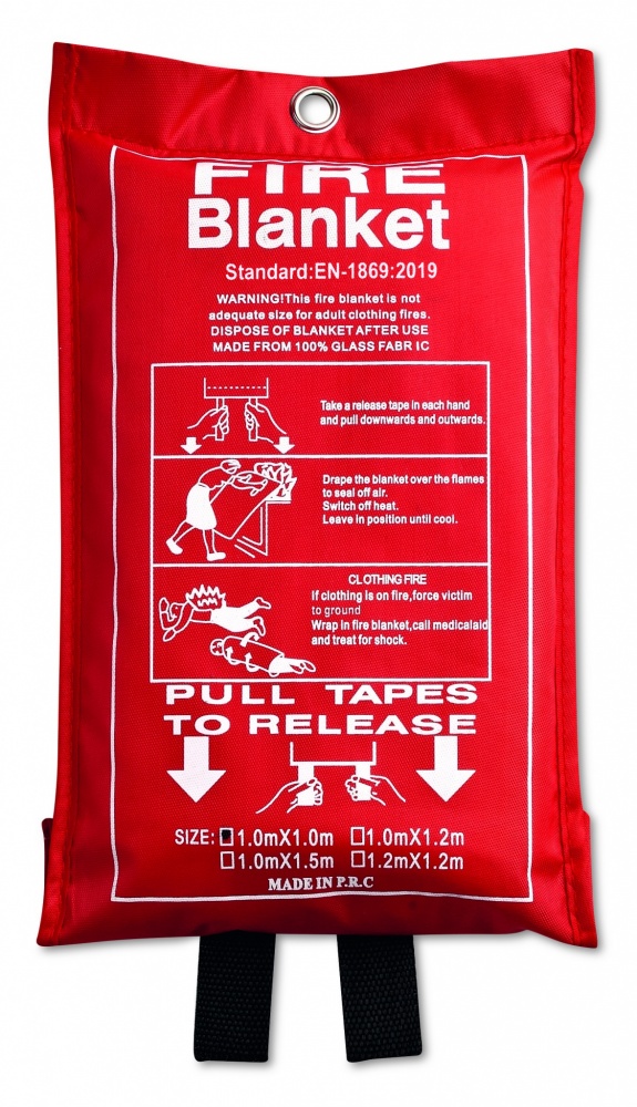 Logotrade presentreklam bild: Brandfilt i fodral 100x95cm