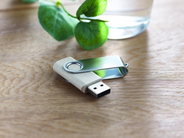 Logotrade presentreklam bild: Wheat straw PP 50/50 USB 16GB