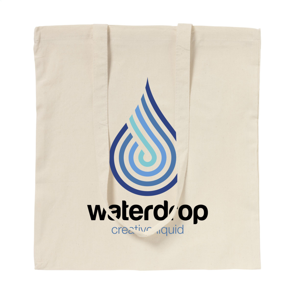 Logotrade profilreklam bild: ShoppyBag (135g/m²) bomullspåse med långa handtag