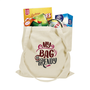 Logotrade profilprodukter bild: ShoppyBag (135g/m²) bomullspåse med långa handtag