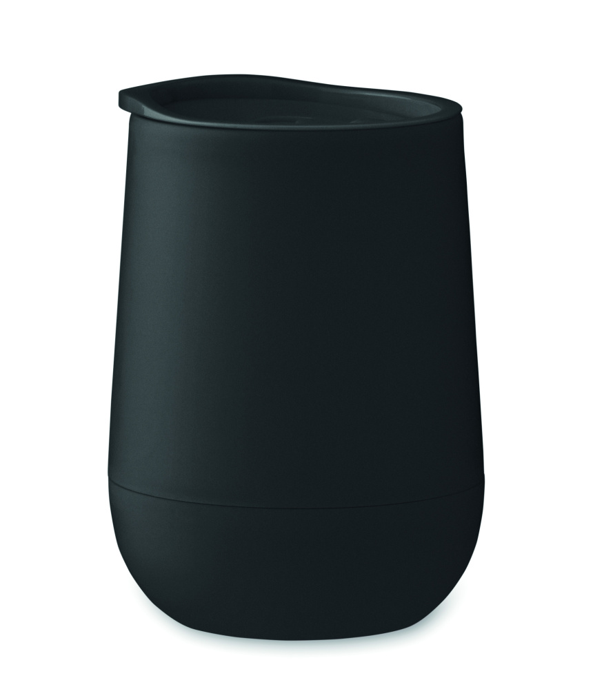 Logotrade profilprodukter bild: PP dubbelväggig mugg 300 ml