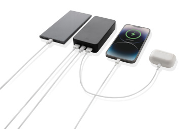Logotrade profilprodukter bild: Boostcore RCS powerbank i återvunnen plast 20.000mAh USB