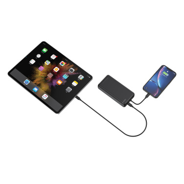 Logotrade reklamprodukter bild: Urban Vitamin Menlo Park RCS rplastic 20.000 20WPD powerbank