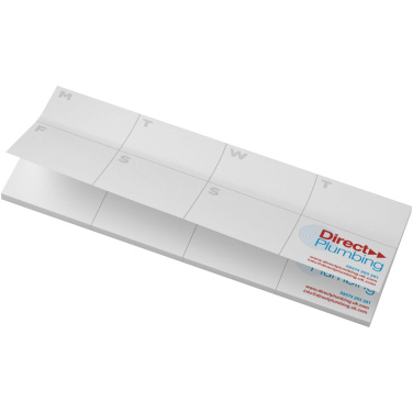 Logotrade profilreklam bild: Sticky-Mate® klisterlappar med tryckt planering av återvunnet material