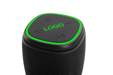 Logotrade presentreklam bild: Bluetooth-högtalare HERMON Schwarzwolf