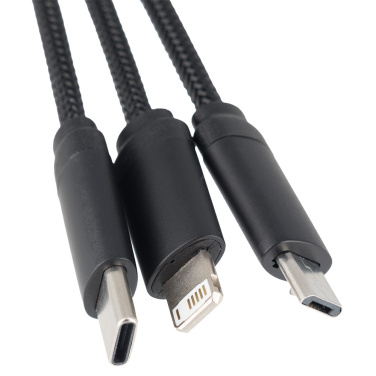 Logotrade kampanjprodukter bild: Stor kabel 4-i-1 med upplyst logotyp - i5w