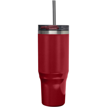 Logotrade profilreklam bild: Melbourne RCS-certifierad mugg med sugrör, 1 200 ml