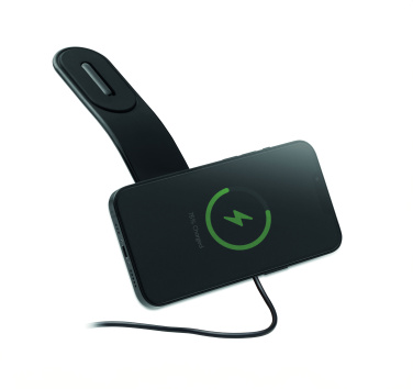 Logotrade kampanjprodukter bild: 15W magnetisk mobil laddare
