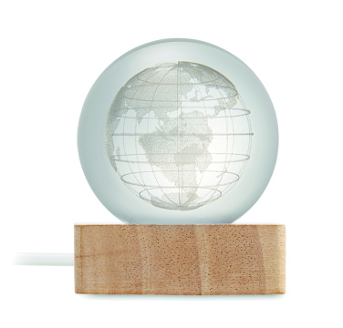 Logotrade kampanjprodukter bild: LED-glob glasboll