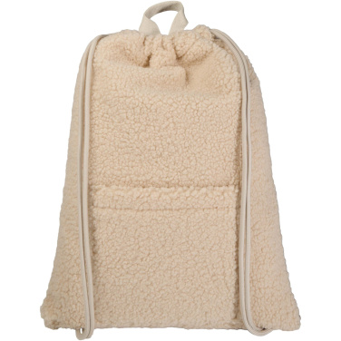Logotrade profilprodukter bild: Bear ryggsäck med dragsko av GRS-certifierat återvunnet sherpa-material, 9 l