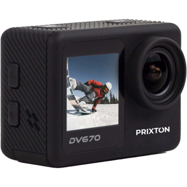 Logotrade kampanjprodukter bild: Prixton DV670 4K actionkamera med dubbel skärm