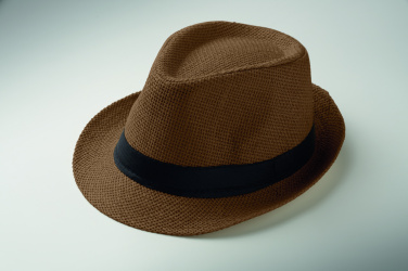 Logotrade profilprodukter bild: Hatt av pappersstrå