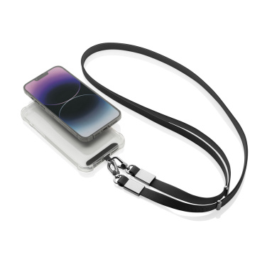 Logotrade profilreklam bild: Nivo Crossbody lanyard i RCS återvunnen PET