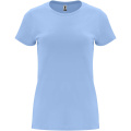 Capri kortärmad T-shirt för dam, Himmelsblå