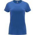Capri kortärmad T-shirt för dam, Kunglig blå