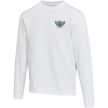 Logotrade presentreklam bild: Jasper 280 g/m² unisex-tröja med rund hals av återvunnet